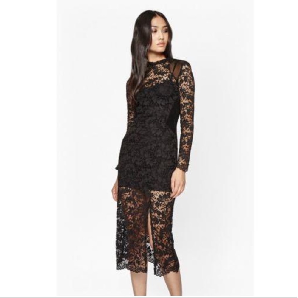 French Connection Black lace dress